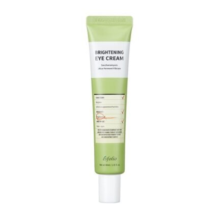 Brightening eye cream features rice ferment filtrate and grain complex to promote a firmer and brighter-looking eye area.