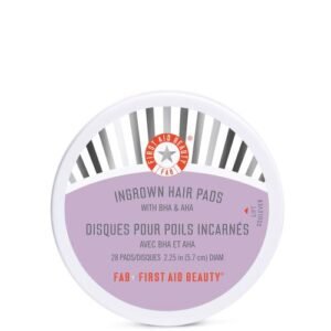 First Aid Mini Ingrown Hair Pads with BHA + AHA (28 pads)