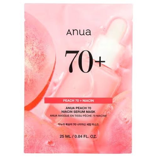 Anua, Peach 70 Niacin Serum Beauty Mask