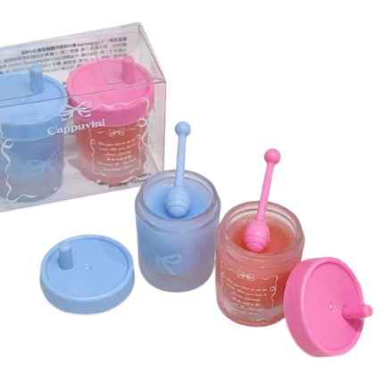 Cappuvini Juicy Straw Cup Lip Mask Set