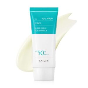 Scinic Enjoy Super Mild Sun Essence SPF50+ PA+++ gentle Korean sunscreen