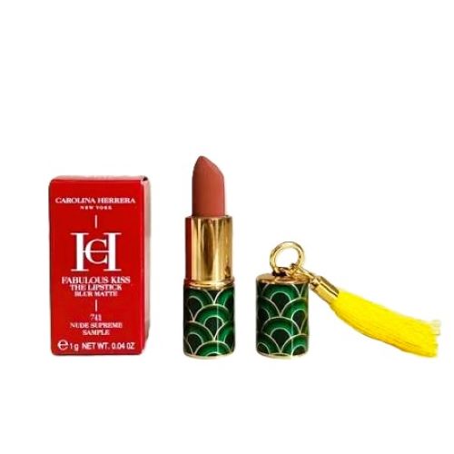 CAROLINA HERRERA mini Fabulous Kiss The Lipstick Blur Matte - 741 Nude Supreme