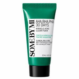 SOME BY MI AHA BHA PHA 30 Days Miracle Acne Clear Foam for acne-prone skin