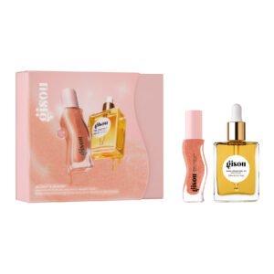 Gisou Glossy and Glazed Hair and Lip Oil Gift Set