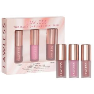 LAWLESS Mini Daisy Darlings Lip-Plumping Lip Gloss Trio