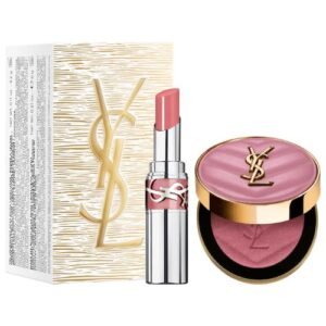 YSL Iconic Pink Make Me Blush and Loveshine Lip Oil Stick Set